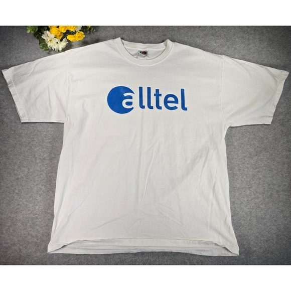 Fruit of the Loom Other - Vintage Alltel Wireless 90s/Y2K Graphic TShirt Mens XL White Cotton Fruit Loom